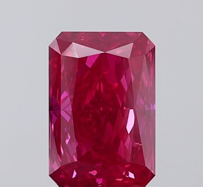 Loose Diamond - RADIANT 1.7ct Fancy Vivid Pink VS1: Loose Diamond - RADIANT 1.7ct Fancy Vivid Pink VS1 Source: This is a real non-mined Diamond that has been grown in a lab Shape: RADIANT Carats: 1.7 Color: Fancy Vivid Pink Certification: NONE Video: