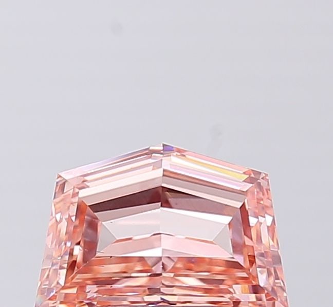 Loose Diamond - PENTAGONAL 1.51ct Fancy Intense Pink VS2: Loose Diamond - PENTAGONAL 1.51ct Fancy Intense Pink VS2 Source: This is a real non-mined Diamond that has been grown in a lab Shape: PENTAGONAL Carats: 1.51 Color: Fancy Intense Pink Certification: I