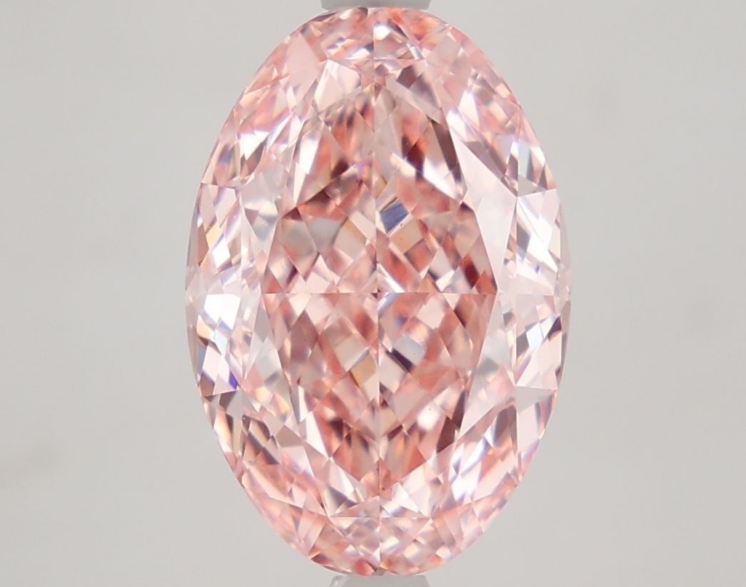Loose Diamond - OVAL 4.16ct Fancy Vivid Pink VS1: Loose Diamond - OVAL 4.16ct Fancy Vivid Pink VS1 Source: This is a real non-mined Diamond that has been grown in a lab Shape: OVAL Carats: 4.16 Color: Fancy Vivid Pink Certification: IGI Video: