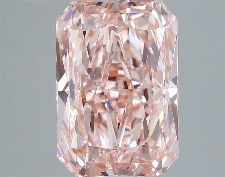 Loose Diamond - RADIANT 3.13ct Fancy Vivid Pink VS1: Loose Diamond - RADIANT 3.13ct Fancy Vivid Pink VS1 Source: This is a real non-mined Diamond that has been grown in a lab Shape: RADIANT Carats: 3.13 Color: Fancy Vivid Pink Certification: IGI Video: