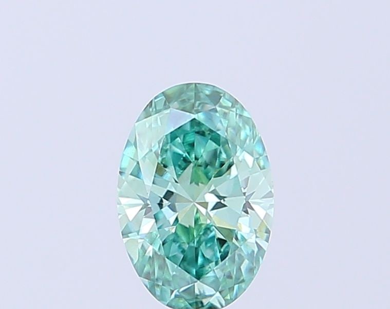 Loose Diamond - OVAL 0.52ct Fancy Green VVS2: Loose Diamond - OVAL 0.52ct Fancy Green VVS2 Source: This is a real non-mined Diamond that has been grown in a lab Shape: OVAL Carats: 0.52 Color: Fancy Green Certification: NONE Video: