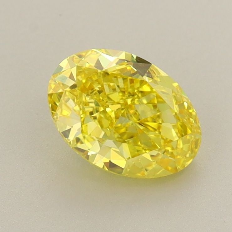 Loose Diamond - OVAL 1.1ct Fancy Vivid Yellow VS1: Loose Diamond - OVAL 1.1ct Fancy Vivid Yellow VS1 Source: This is a real non-mined Diamond that has been grown in a lab Shape: OVAL Carats: 1.1 Color: Fancy Vivid Yellow Certification: IGI Video: