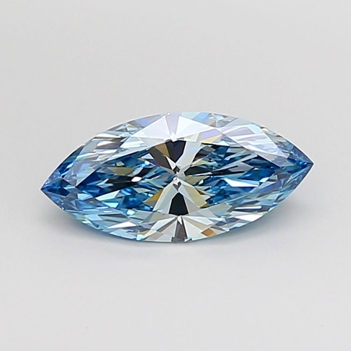 Loose Diamond - MARQUISE 1.23ct Fancy Vivid Blue VS1: Loose Diamond - MARQUISE 1.23ct Fancy Vivid Blue VS1 Source: This is a real non-mined Diamond that has been grown in a lab Shape: MARQUISE Carats: 1.23 Color: Fancy Vivid Blue Certification: IGI Video
