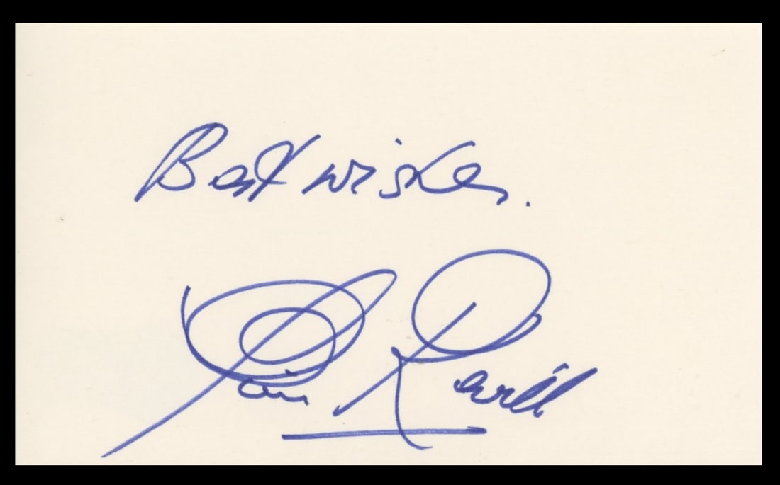 Clive Revill signed Star Wars Empire Strikes Back index card BAS: Clive Revill signed Star Wars Empire Strikes Back index card BAS This 3x5 index card features the inscription "Best Wishes" and has been personally signed by Clive Revill, known for his role in Star W