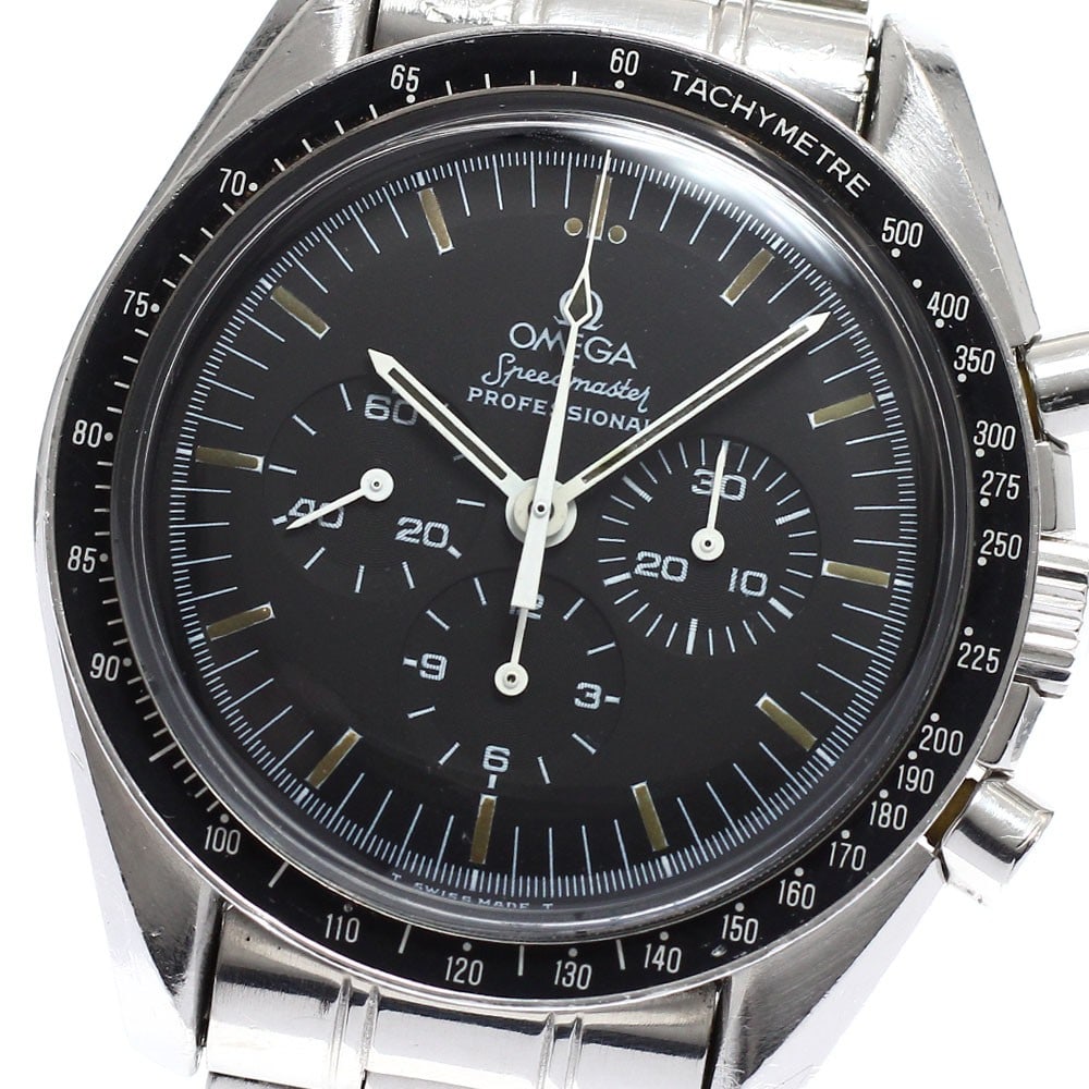 Omega Speedmaster Professional Cal 861 ST345.0022 ST145.022 Wristwatch: Omega Speedmaster Professional Cal 861 ST345.0022 ST145.022 Wristwatch This OMEGA Speedmaster Professional wristwatch, model ST345.0022/ST145.022, features the cal. 861 movement and is designed for me