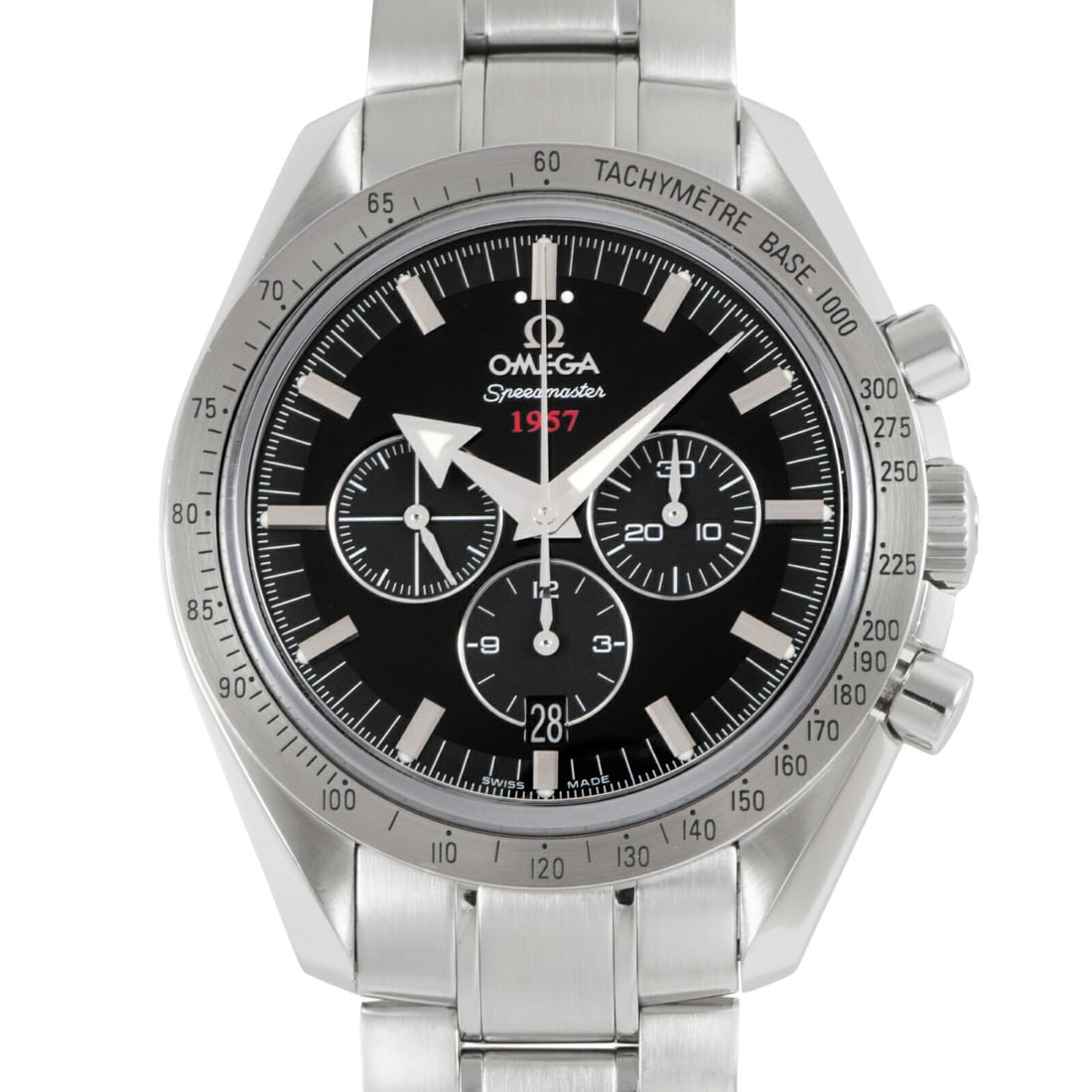 OMEGA Speedmaster 50th Anniversary Broad Arrow Wristwatch Japan (1 of 9)