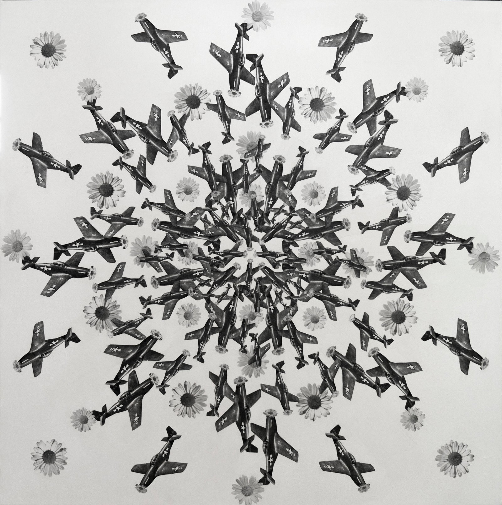Tetiana Kalivoshko Free Flight Mandala #3 48x48 Mixed Media Art (1 of 9)