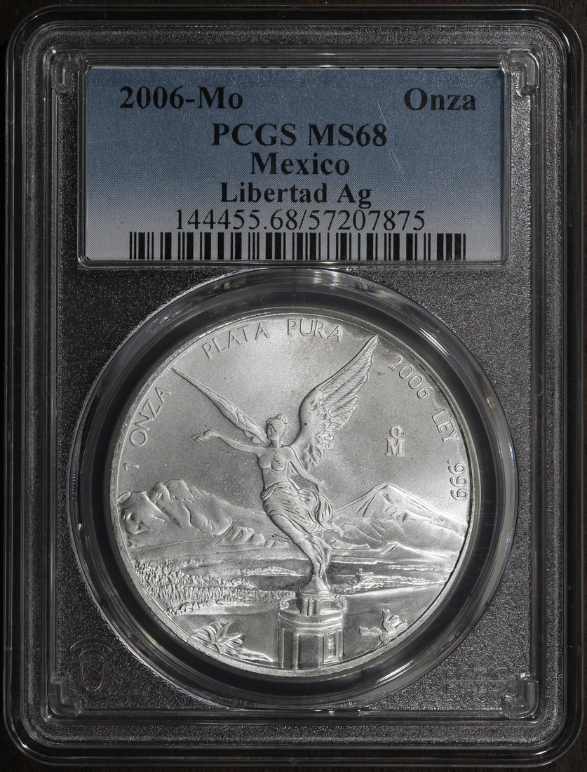 PCGS MS68 2006 Mexico Silver Libertad 1 oz Onza (1 of 2)