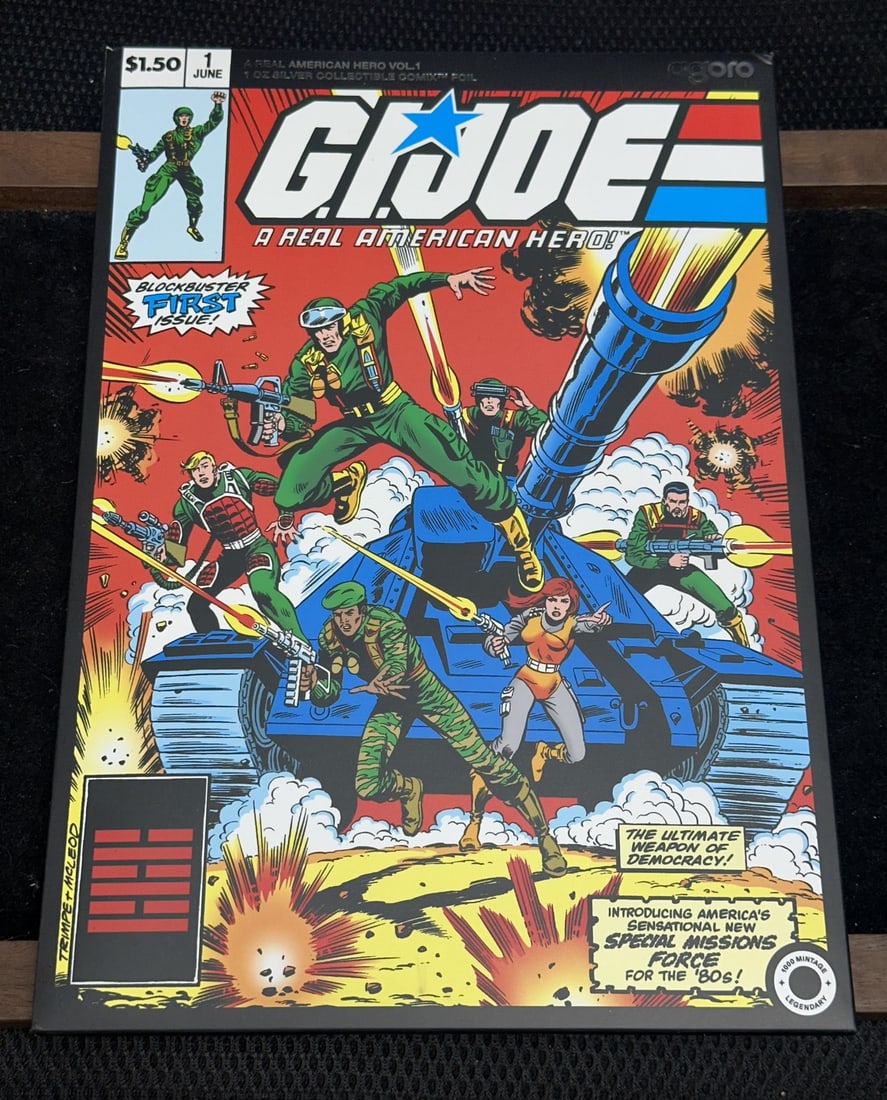 2025 Niue G I Joe 1 oz 999 Silver Comic Foil (1 of 2)