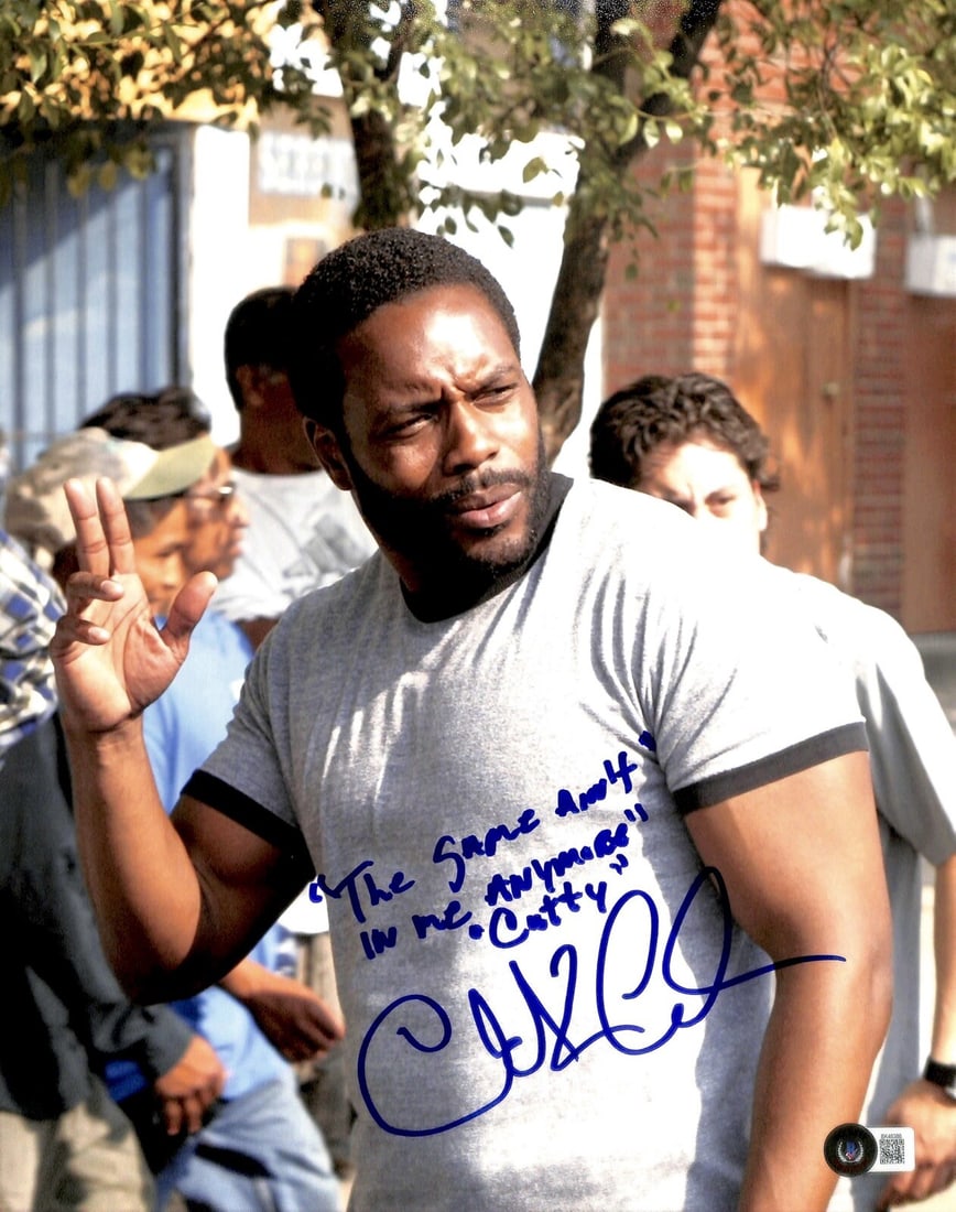 Chad Coleman Signed 11x14 Photograph as Cutty from The Wire Beckett Authenticated (1 of 1)