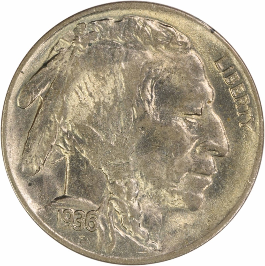 Uncirculated 1936 D Five Cent Buffalo Nickel Choice BU Uncertified: Uncirculated 1936 D Five Cent Buffalo Nickel Choice BU Uncertified This is a 1936-D Buffalo Nickel in Choice Brilliant Uncirculated (BU) condition. The coin is uncertified and was minted in Denver. It