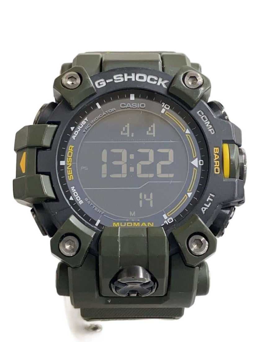Casio G Shock GW 9500 3JF Rubber Men's Wristwatch: Casio G Shock GW 9500 3JF Rubber Men's Wristwatch This CASIO G-SHOCK GW-9500-3JF men's wristwatch features a durable rubber construction, offering both resilience and comfort. Made in Thailand, this p