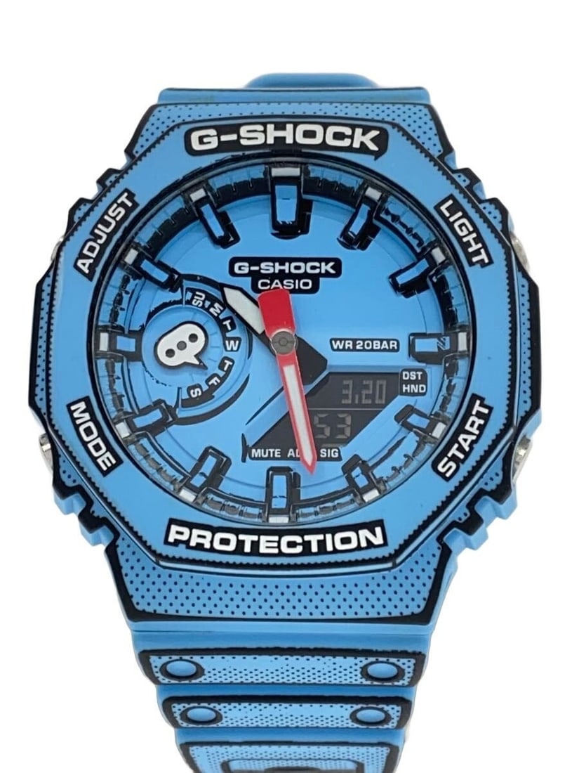 Casio G Shock GA-2100MNG-2AJR Men's Wristwatch: Casio G Shock GA-2100MNG-2AJR Men's Wristwatch This is a CASIO G-SHOCK GA-2100MNG-2AJR men's wristwatch, crafted in Japan. The watch is in slightly used condition and features a robust design typical 