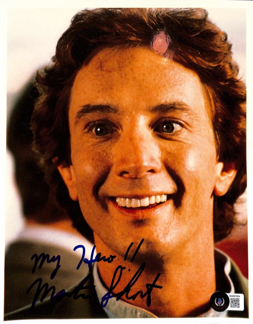 Martin Short Eugene Proctor Signed 8x10 Photo My Hero Beckett Certified: Martin Short Eugene Proctor Signed 8x10 Photo My Hero Beckett Certified Celebrate a memorable moment from the film "Pure Luck" with this autographed 8x10 photo of Martin Short as "Eugene Proctor". The
