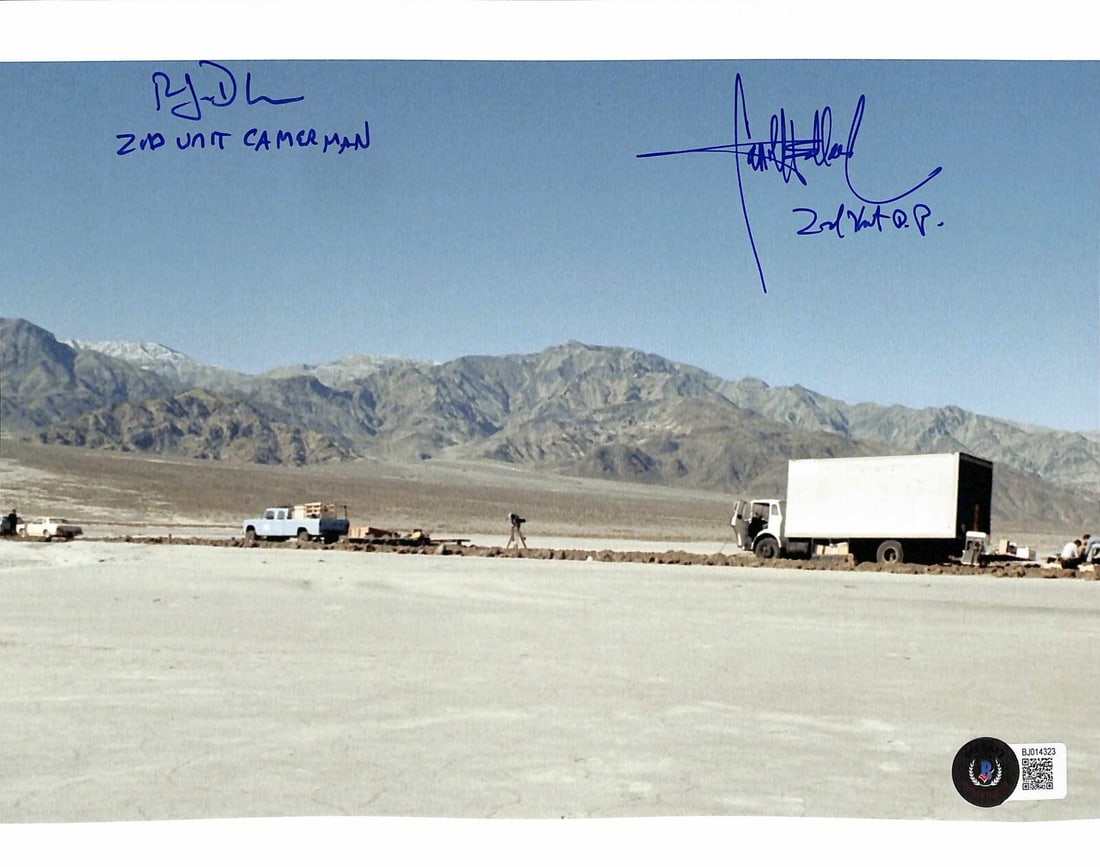 8x10 Star Wars Photo Signed by Carroll Ballard and Robert Dalva Beckett Authenticated: 8x10 Star Wars Photo Signed by Carroll Ballard and Robert Dalva Beckett Authenticated This is an original 8x10 color photograph signed by Star Wars 2nd Unit crew members Carroll Ballard (2nd Unit Dire