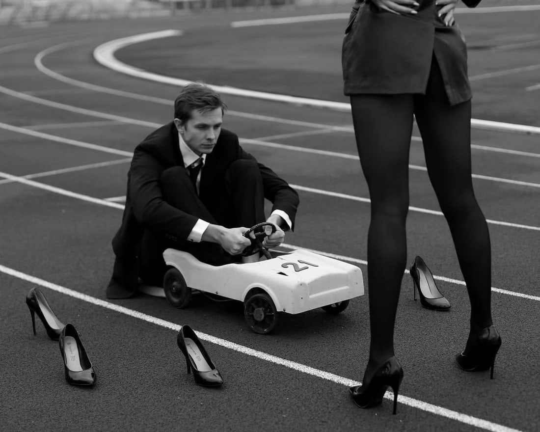 Olha Stepanian Speed 2 39 x 49 Black and White Photo Edition 1 of 3 (1 of 5)