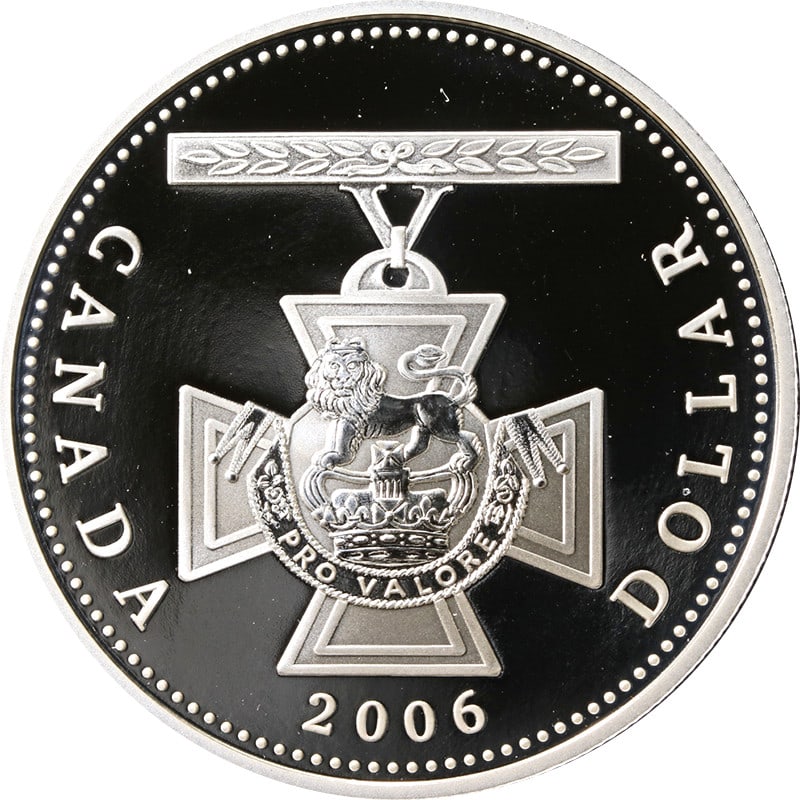 2006 Canada Victoria Cross 150th Proof Silver Dollar OGP COA (1 of 3)