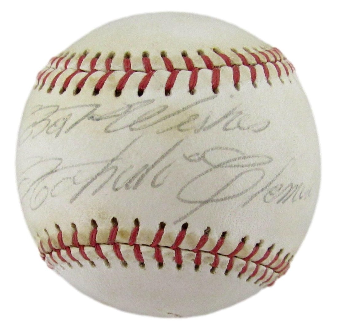 Official Wilson Baseball Signed by Roberto Clemente with PSA DNA Certification: Official Wilson Baseball Signed by Roberto Clemente with PSA DNA Certification This is an original Wilson Official Tournament League baseball signed by Hall of Famer Roberto Clemente. The ball feature