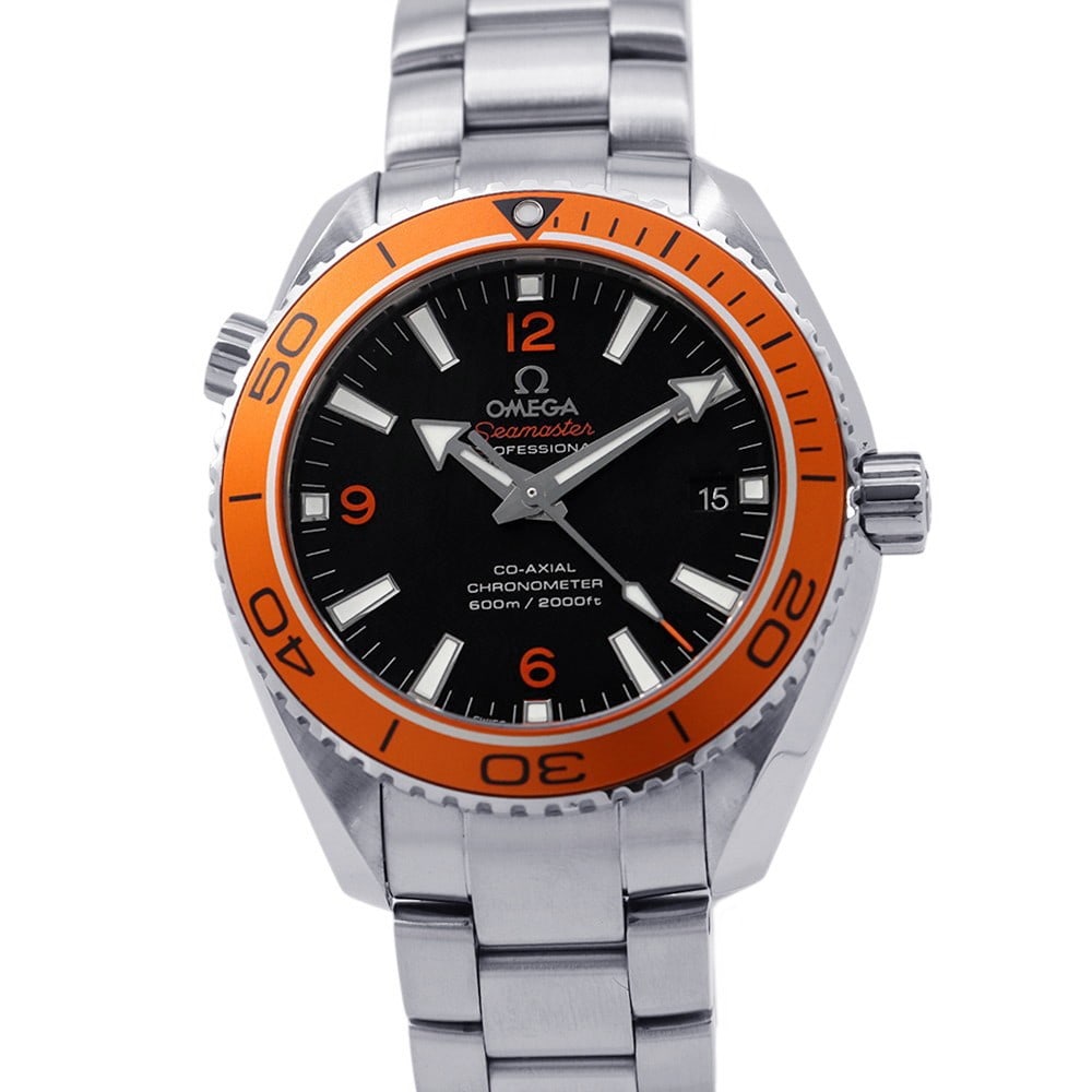 OMEGA Planet Ocean Co-Axial Men's Wristwatch 232.30.42.21.01.002: OMEGA Planet Ocean Co-Axial Men's Wristwatch 232.30.42.21.01.002 This is an OMEGA Seamaster Planet Ocean Co-Axial men's wristwatch. Crafted in Switzerland, this pre-owned watch is designed for men and