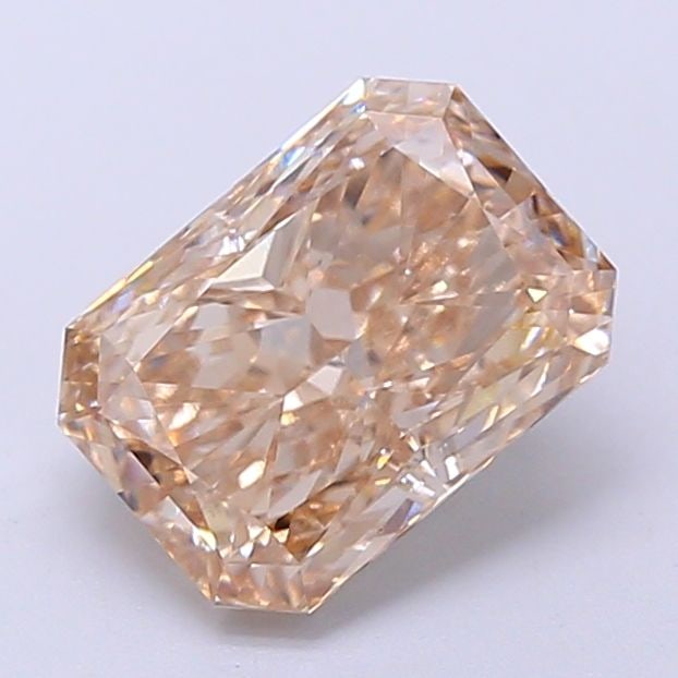 Loose Diamond - RADIANT 2.02ct Fancy Light Brown VS2: Loose Diamond - RADIANT 2.02ct Fancy Light Brown VS2 Source: This is a real non-mined Diamond that has been grown in a lab Shape: RADIANT Carats: 2.02 Color: Fancy Light Brown Certification: IGI Video