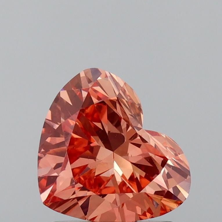 Loose Diamond - HEART 1.26ct Fancy Pinkish Brown VS1: Loose Diamond - HEART 1.26ct Fancy Pinkish Brown VS1 Source: This is a real non-mined Diamond that has been grown in a lab Shape: HEART Carats: 1.26 Color: Fancy Pinkish Brown Certification: IGI Video