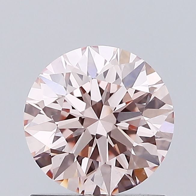 Loose Diamond - ROUND 1.05ct Fancy Light Brownish Pink VS1: Loose Diamond - ROUND 1.05ct Fancy Light Brownish Pink VS1 Source: This is a real non-mined Diamond that has been grown in a lab Shape: ROUND Carats: 1.05 Color: Fancy Light Brownish Pink Certificatio