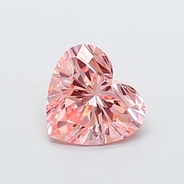 Loose Diamond - HEART 1.03ct Fancy Vivid Pink VS1: Loose Diamond - HEART 1.03ct Fancy Vivid Pink VS1 Source: This is a real non-mined Diamond that has been grown in a lab Shape: HEART Carats: 1.03 Color: Fancy Vivid Pink Certification: IGI Video: