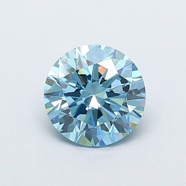 Loose Diamond - ROUND 1.41ct Fancy Vivid Blue VS2: Loose Diamond - ROUND 1.41ct Fancy Vivid Blue VS2 Source: This is a real non-mined Diamond that has been grown in a lab Shape: ROUND Carats: 1.41 Color: Fancy Vivid Blue Certification: IGI Video: