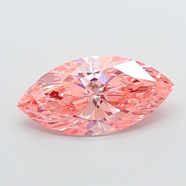 Loose Diamond - MARQUISE 3.09ct Fancy Vivid Pink VVS2: Loose Diamond - MARQUISE 3.09ct Fancy Vivid Pink VVS2 Source: This is a real non-mined Diamond that has been grown in a lab Shape: MARQUISE Carats: 3.09 Color: Fancy Vivid Pink Certification: IGI Vide
