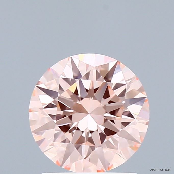 Loose Diamond - ROUND 1.46ct Fancy Intense Pink VS1: Loose Diamond - ROUND 1.46ct Fancy Intense Pink VS1 Source: This is a real non-mined Diamond that has been grown in a lab Shape: ROUND Carats: 1.46 Color: Fancy Intense Pink Certification: IGI Video: