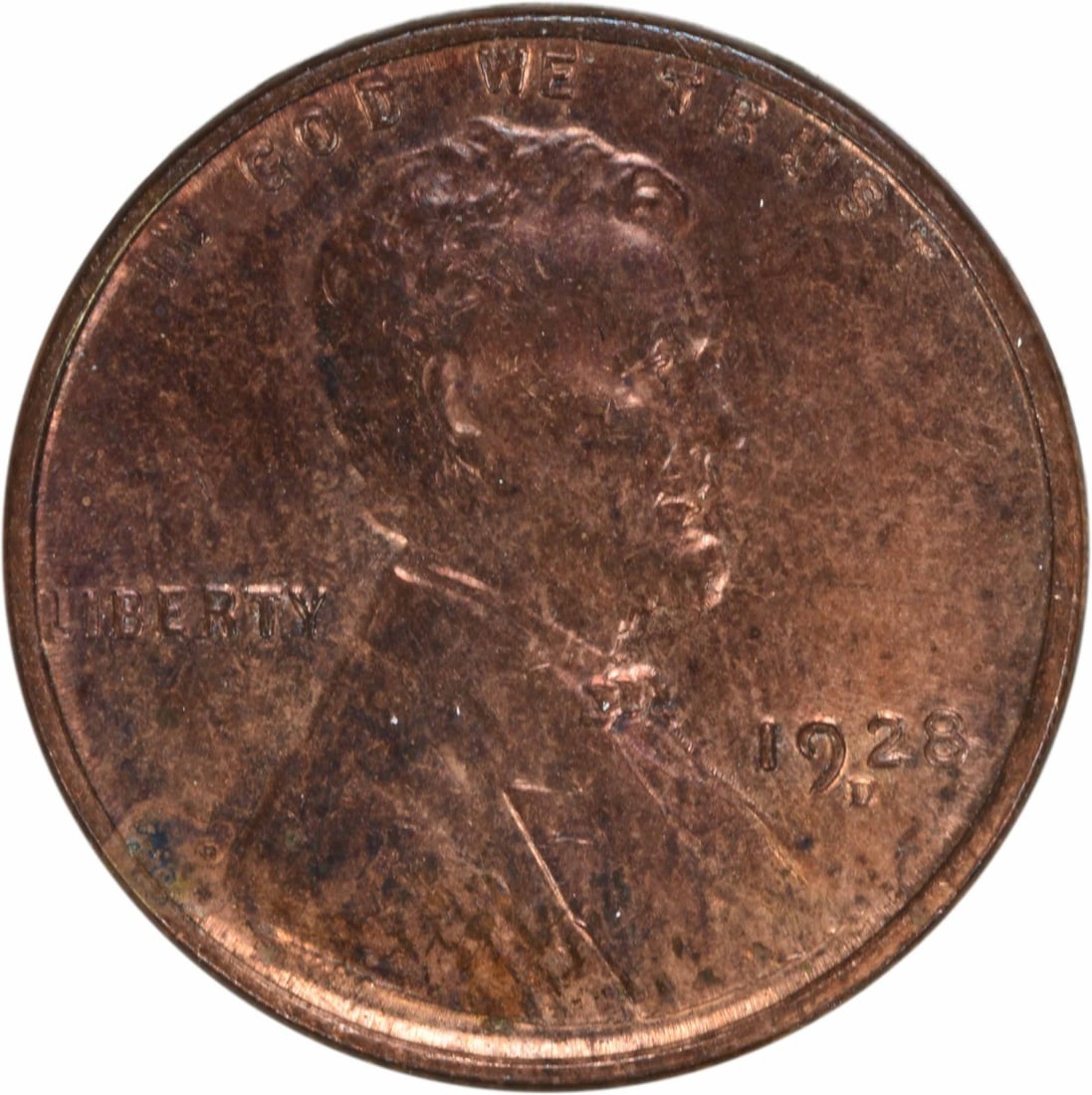 1928-D Lincoln Wheat Cent Choice BU Uncertified Copper (1 of 2)