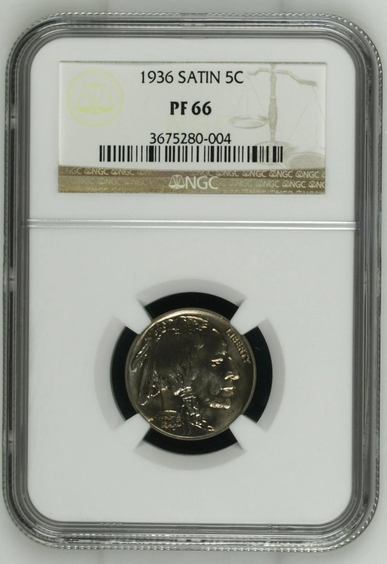 1936 Proof Buffalo Nickel NGC PF 66 (1 of 2)