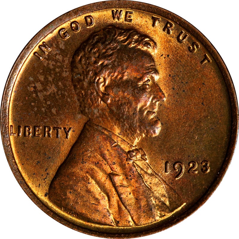 1923 Philadelphia Lincoln copper cent (1 of 2)