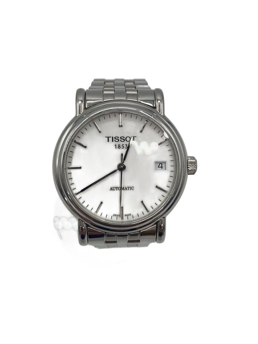 Tissot Stainless Steel Carson 1853 White Dial Wristwatch (1 of 5)