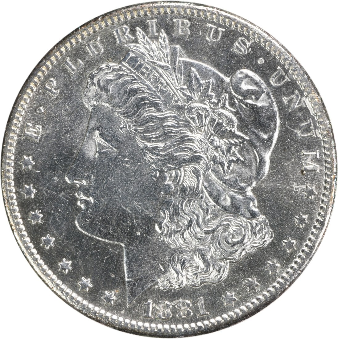 Choice BU 1881 San Francisco Morgan Silver Dollar Uncirculated Uncertified (1 of 2)
