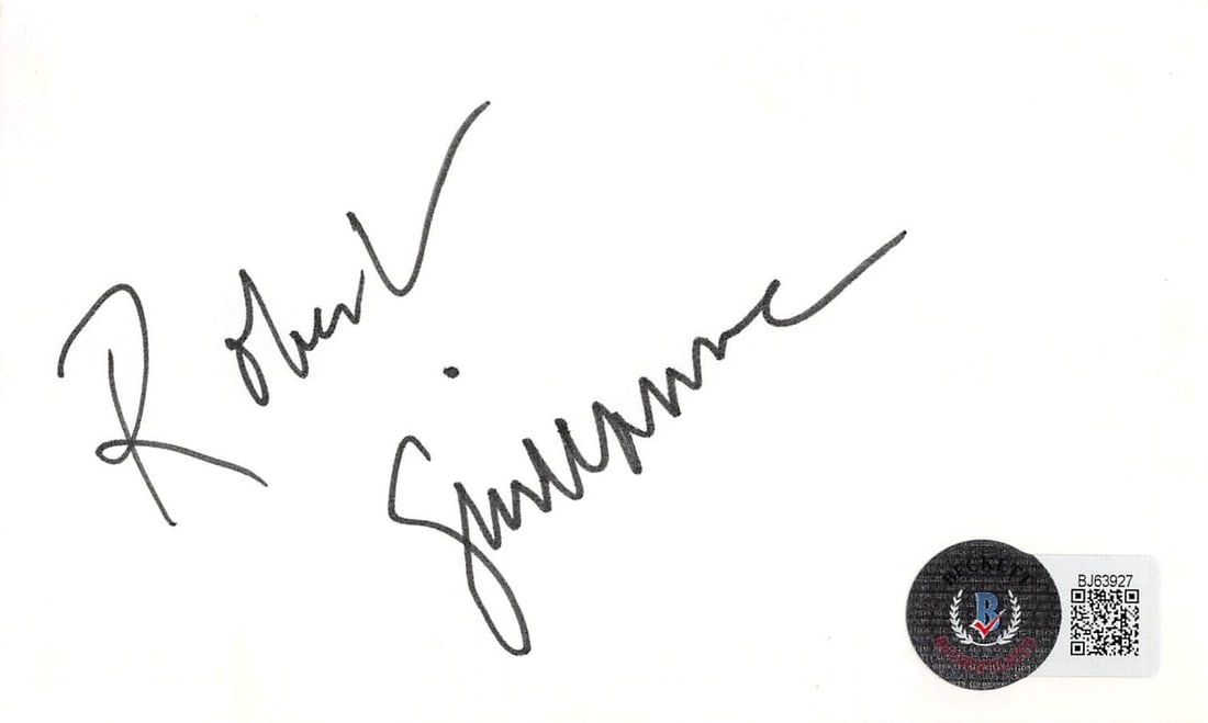 Robert Guillaume Signed 3x5 Index Card Soap BAS Authenticated (1 of 3)