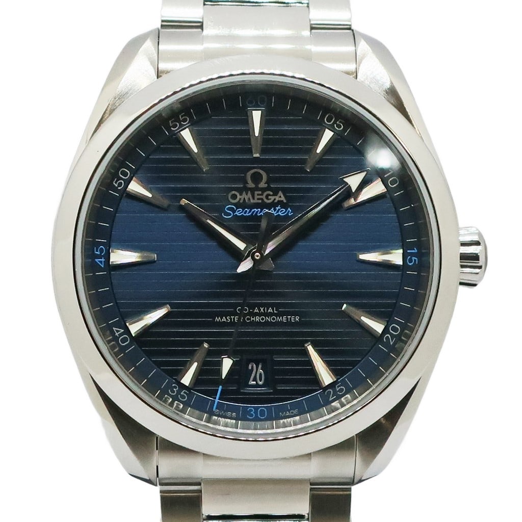 OMEGA Aqua Terra Seamaster 150m Men's Wristwatch 220.10.41.21.03.001: OMEGA Aqua Terra Seamaster 150m Men's Wristwatch 220.10.41.21.03.001 This OMEGA Seamaster Aqua Terra 150m wristwatch is designed for men and features the model number 220.10.41.21.03.001. Made in Swit