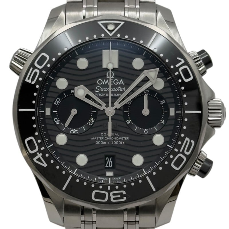 OMEGA Seamaster Diver 300M Men's Chronometer Wristwatch 210.30.44.51.01.001: OMEGA Seamaster Diver 300M Men's Chronometer Wristwatch 210.30.44.51.01.001 This OMEGA Seamaster Diver 300M Co-Axial Master Chronometer wristwatch is a Swiss-made timepiece designed for men. It is a p