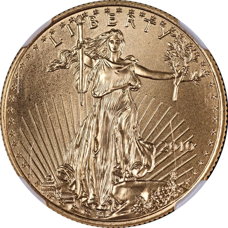 2010 $25 Gold American Eagle NGC MS70 Early Releases (1 of 4)