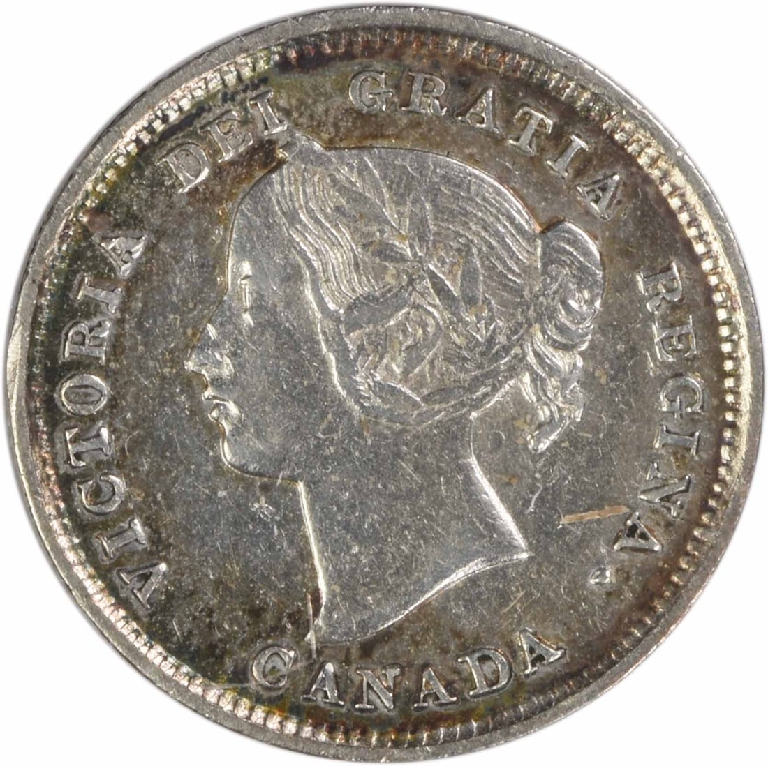 Canada 1892 5 Cents Silver KM2 EF Uncertified: Canada 1892 5 Cents Silver KM2 EF Uncertified This 1892 Canada 5 Cents coin is composed of silver and is identified as KM#2. Graded as EF (Extremely Fine), the coin remains uncertified and is in uncir
