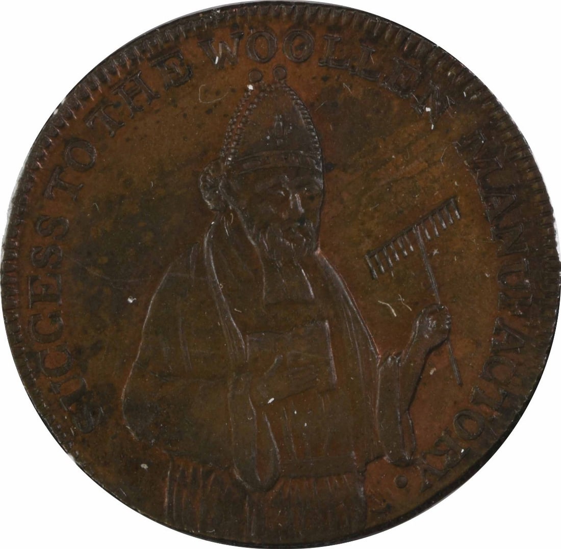 Great Britain 1792 Devonshire Exeter Conder Half Penny Token: Great Britain 1792 Devonshire Exeter Conder Half Penny Token This is a 1792 Great Britain Conder Token from Devonshire, Exeter, with a denomination of 1/2 penny. The token originates from the United K