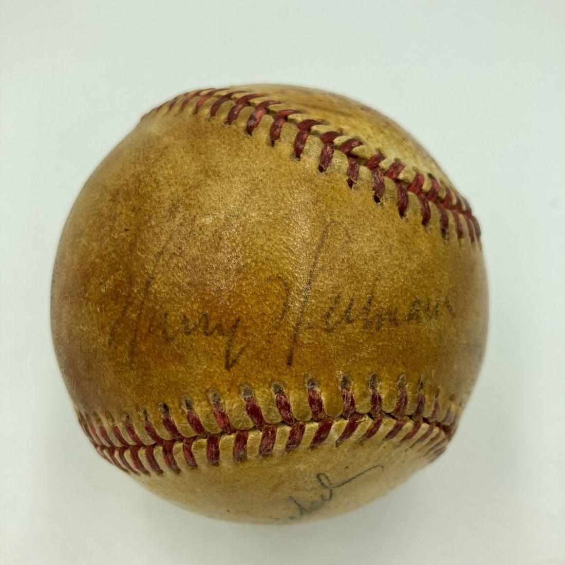 Harry Heilmann Signed Baseball JSA COA Detroit Tigers HOF Rare Vintage (1 of 9)
