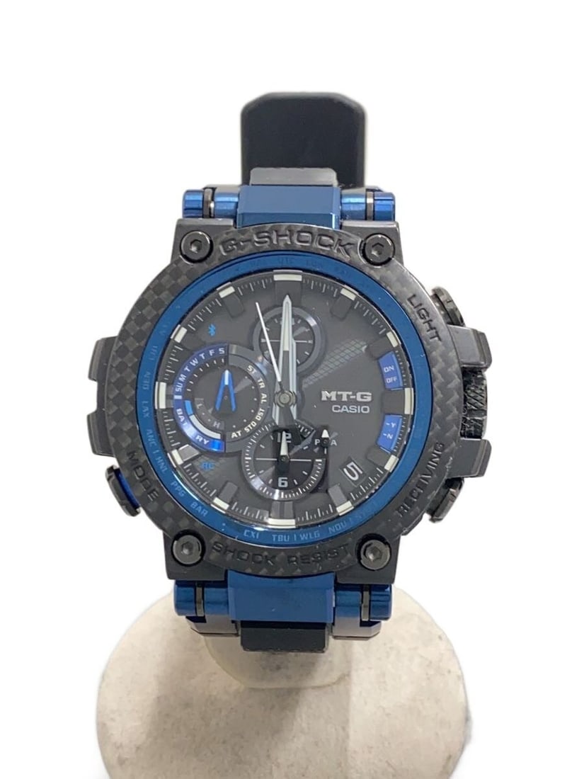 CASIO MTG-B1000XB-1AJF G Shock Blue Men's Wristwatch: CASIO MTG-B1000XB-1AJF G Shock Blue Men's Wristwatch This CASIO G-SHOCK MT-G Series MTG-B1000XB-1AJF men's wristwatch features a robust carbon bezel and is crafted in Japan. Designed for durability an