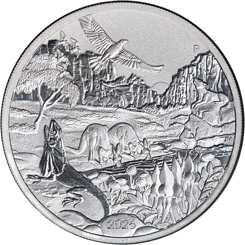 2026 Australia Silver 1 Dollar Outback Wonder Coin BU (1 of 2)