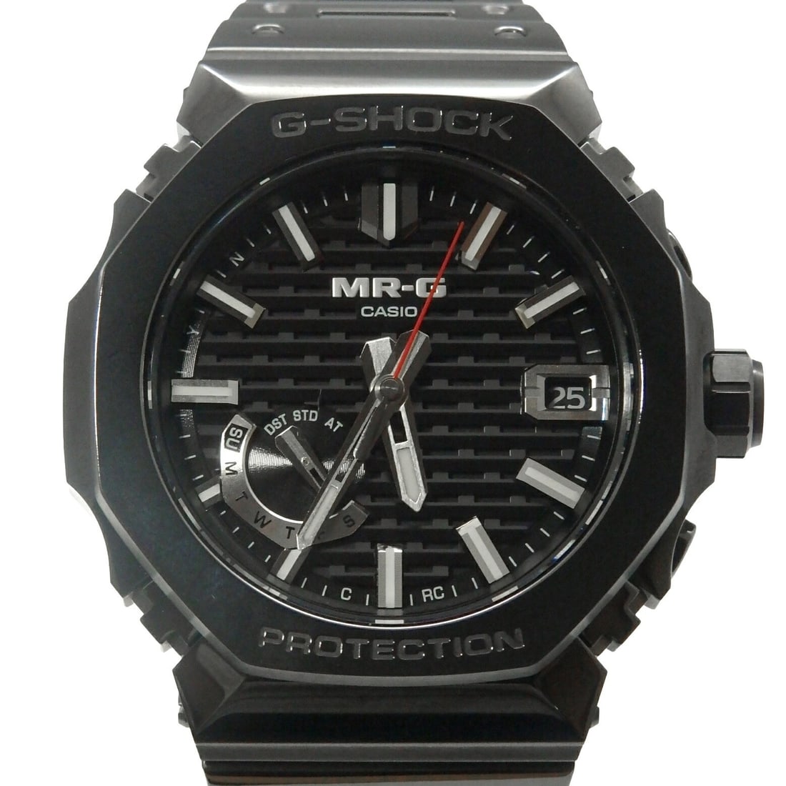 Casio MR-G GPS Titanium Men's Wristwatch MRG-B2100B-1AJR: Casio MR-G GPS Titanium Men's Wristwatch MRG-B2100B-1AJR This Casio G-SHOCK MR-G GPS MRG-B2100B-1AJR is a men's wristwatch crafted in Japan. It features the renowned durability and advanced technology
