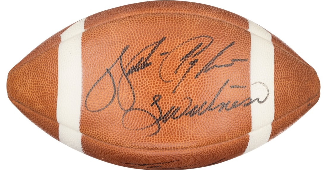 1980s Wilson football Walter Payton Sweetness inscription PSA DNA Beckett LOA (1 of 8)