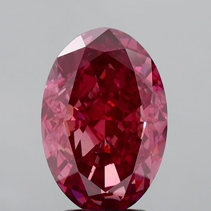 Loose Diamond - OVAL 4.44ct Fancy Vivid Pink VS2: Loose Diamond - OVAL 4.44ct Fancy Vivid Pink VS2 Source: This is a real non-mined Diamond that has been grown in a lab Shape: OVAL Carats: 4.44 Color: Fancy Vivid Pink Certification: IGI Video: