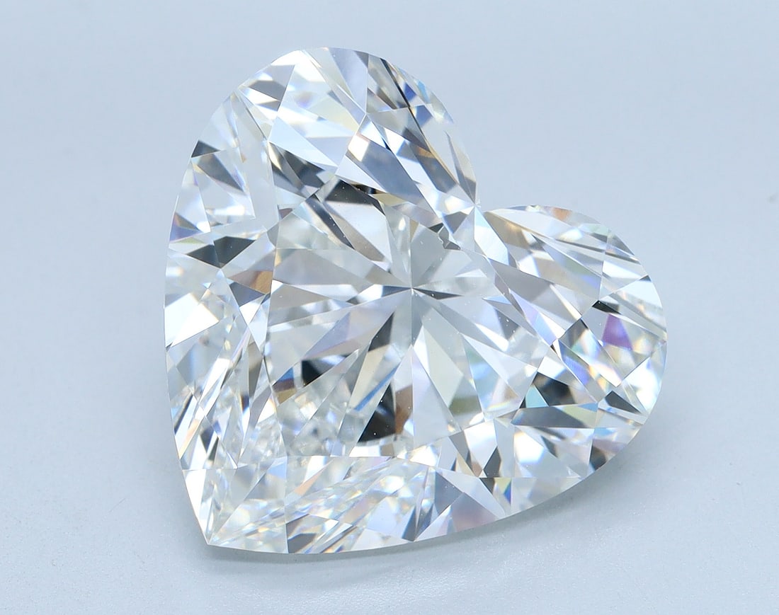Loose Diamond - HEART 9.06ct E VVS2: Loose Diamond - HEART 9.06ct E VVS2 Source: This is a real non-mined Diamond that has been grown in a lab Shape: HEART Carats: 9.06 Color: E Clarity: VVS2 Certification: IGI Condition: Pre-Owned Addit