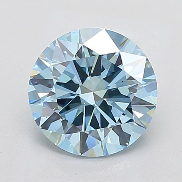 Loose Diamond - ROUND 2.52ct Fancy Vivid Blue VS1: Loose Diamond - ROUND 2.52ct Fancy Vivid Blue VS1 Source: This is a real non-mined Diamond that has been grown in a lab Shape: ROUND Carats: 2.52 Color: Fancy Vivid Blue Certification: IGI Video: