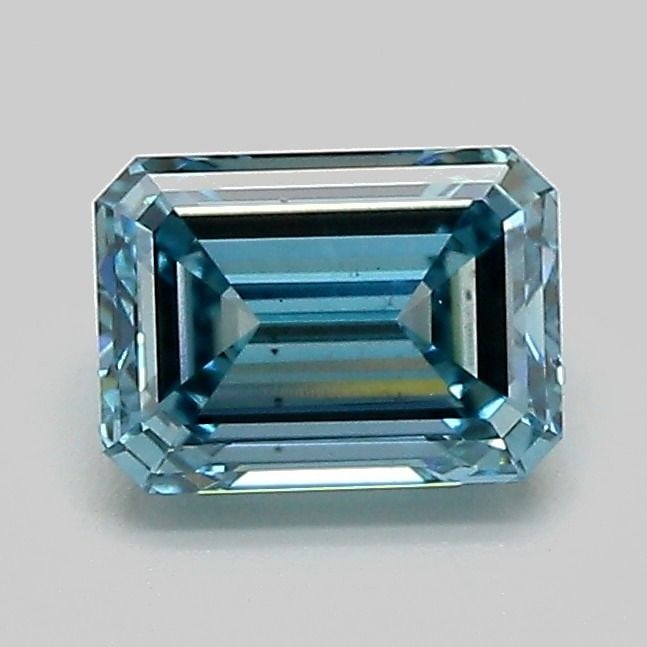 Loose Diamond - EMERALD 1.01ct Fancy Vivid Blue VS2: Loose Diamond - EMERALD 1.01ct Fancy Vivid Blue VS2 Source: This is a real non-mined Diamond that has been grown in a lab Shape: EMERALD Carats: 1.01 Color: Fancy Vivid Blue Certification: IGI Additio